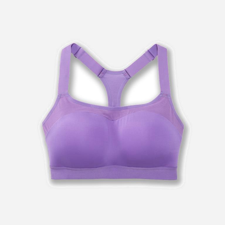 Brooks Women's Dare Racerback Running Bra Singapore - Heliotrope/MediumPurple (90831-XHPS)